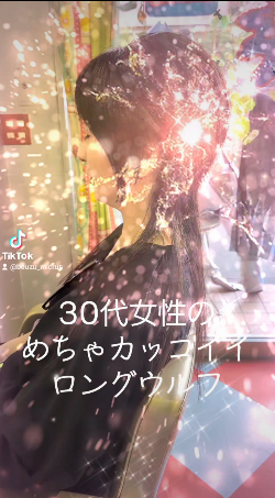 クール&スタイリッシュなロングウルフ☆シルバーVer